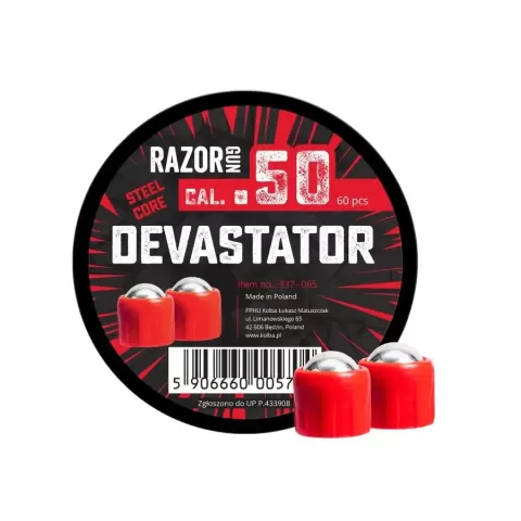 Метални топчета cal. 50 RazorGun Devastator Steel Core 60бр.