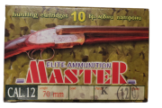 Гладкоцевни патрони  Мaster 12x70  13/0, 12/0, 11/0
