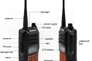 ВОДОУСТОЙЧИВА ПРОФЕСИОНАЛНА ДВУБАНДОВА РАДИОСТАНЦИЯ  BAOFENG UV-9R+ plus,
