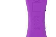 Електрошок с мини фенер Sabre Purple 120lum