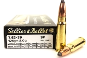 Нарезни патрони Sellier&Bellot 7.62x39 SP 123gr