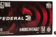 Патрони  за късо нарезно оръжие Federal American Eagle Handgun JSP .357Mag. 158gr