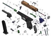 Газов пистолет BLOW TR17 9mm Black