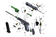 Газов пистолет BLOW TR92 9mm Mat Black